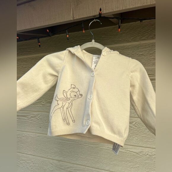 Disney Baby Bambi Sweater with Hood size 12-18 months‎ - Picture 1 of 4